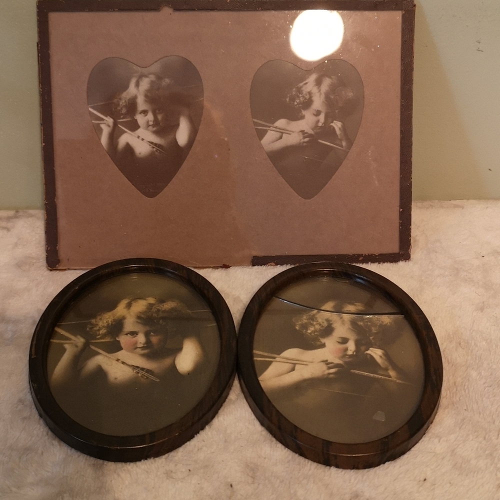 😄Antique photos and frames